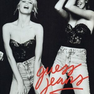 Vintage 1980s George Marciano for Guess Jeans, size 26, Paris Logo